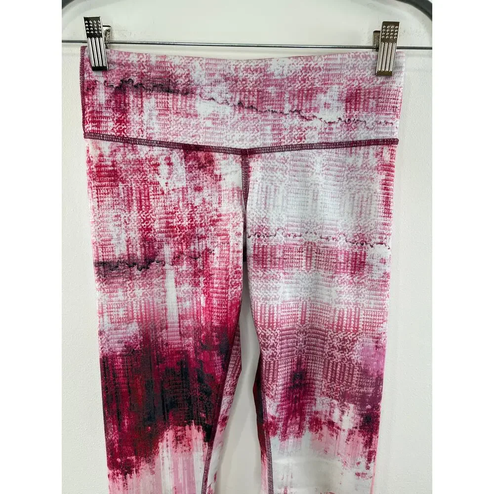 ALO Yoga Airbrush Leggings in Pink Desert Sunset Full Length 28
